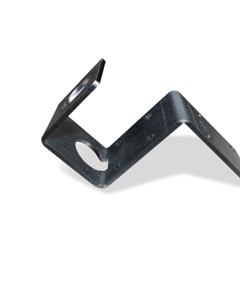 Bracket cross partition door lateral swivelling pipe 1"